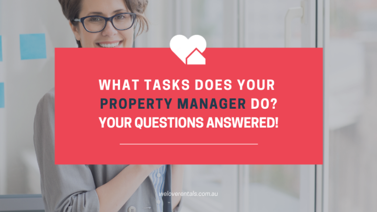 What does a property manager do