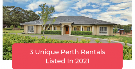 3 Unique Perth Rentals Listed In 2021