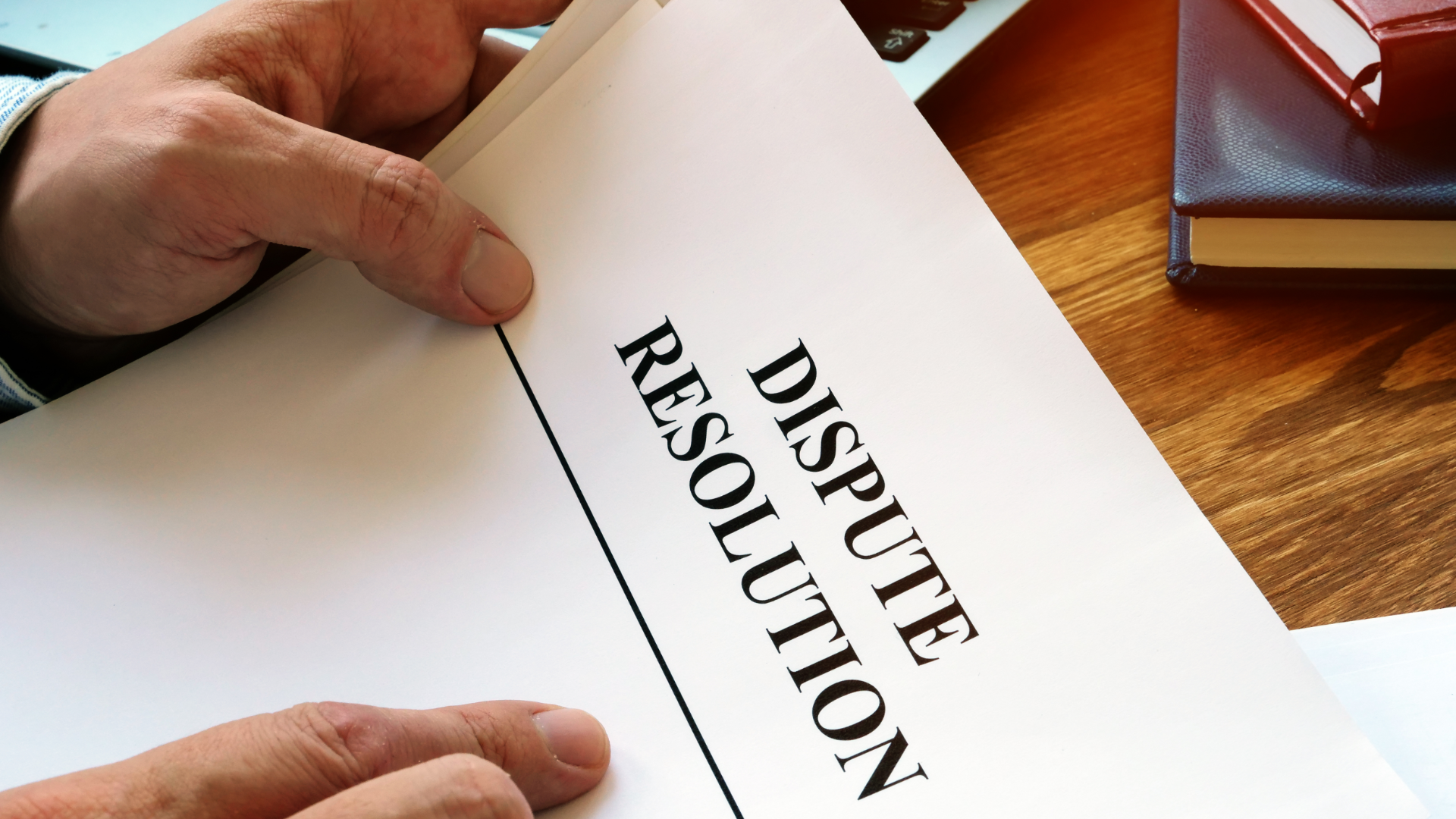 Paperwork for a dispute between landlord and tenant